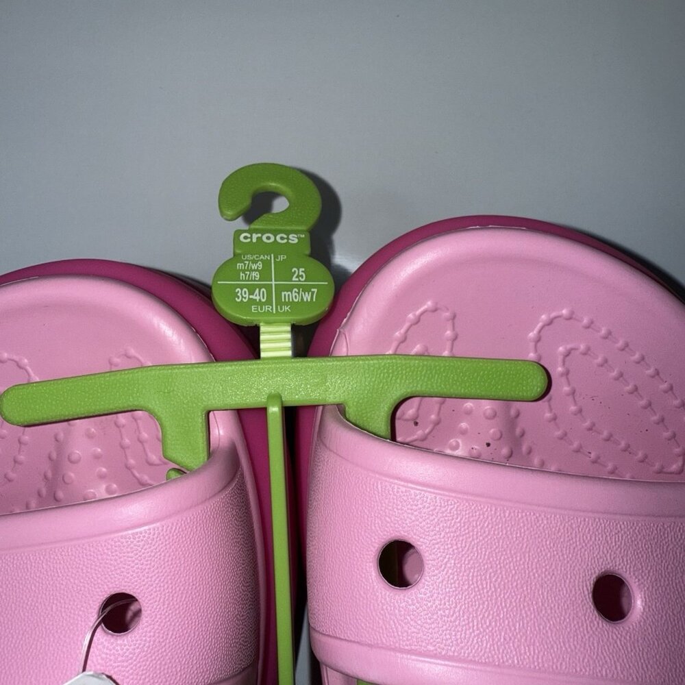 Crocs Mega Crush Women’s Size 9 Platform Sandal Bubble Pink Matte 210884-6WZ NEW - Picture 6 of 8